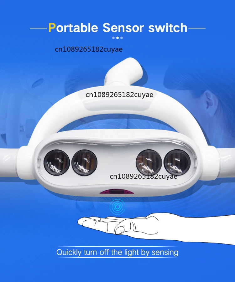 Dental LED Oral Light Lamp for Dental Unit Chair With Sensor Switch Light