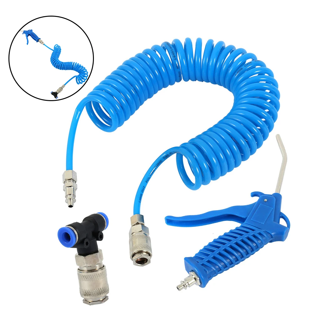 

Duster Blow Gun Pneumatic Combination Dust Removal Tool With Recoil Air Pipe Dust Blowing Gun for Cleaning Equipment Computer