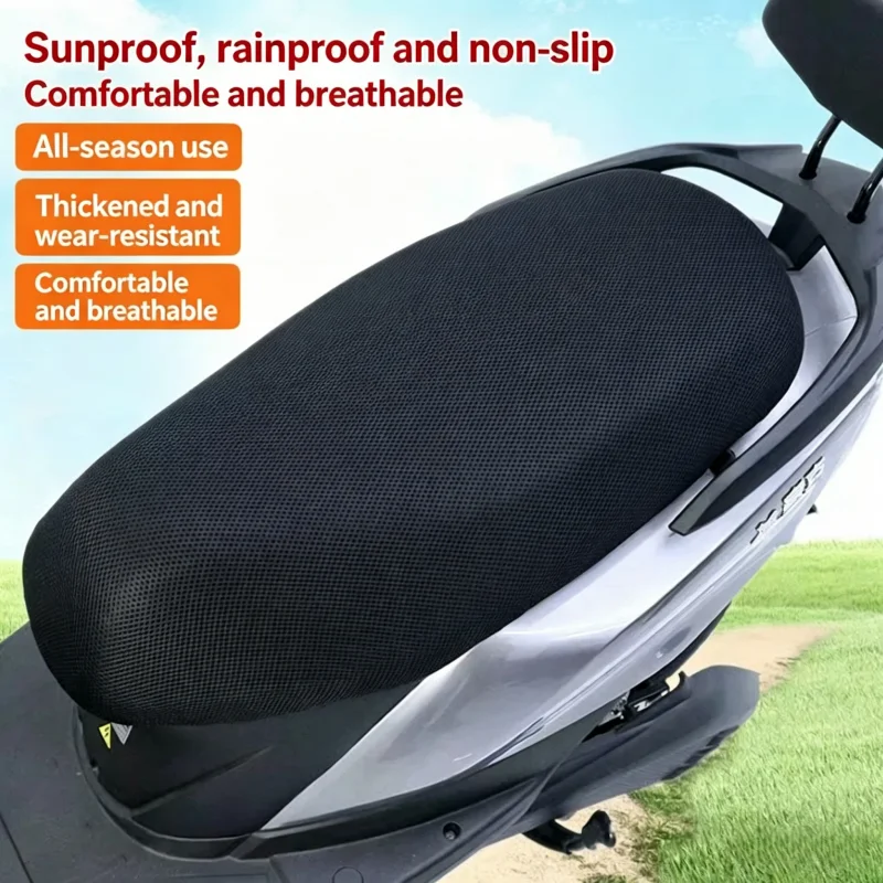 

3D Mesh All-Season Universal Electric Scooter Seat Cover Electric Bicycle Cushion Non-Slip Full-Cover Seat Cover