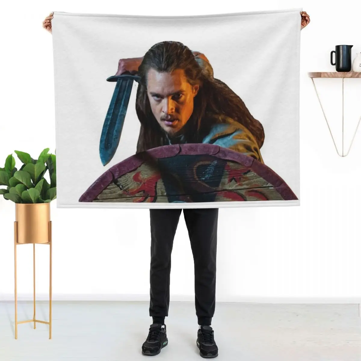 Last Kingdom - Uhtred Throw Blanket Elegant Warm Throw Blanket for Hotel Home