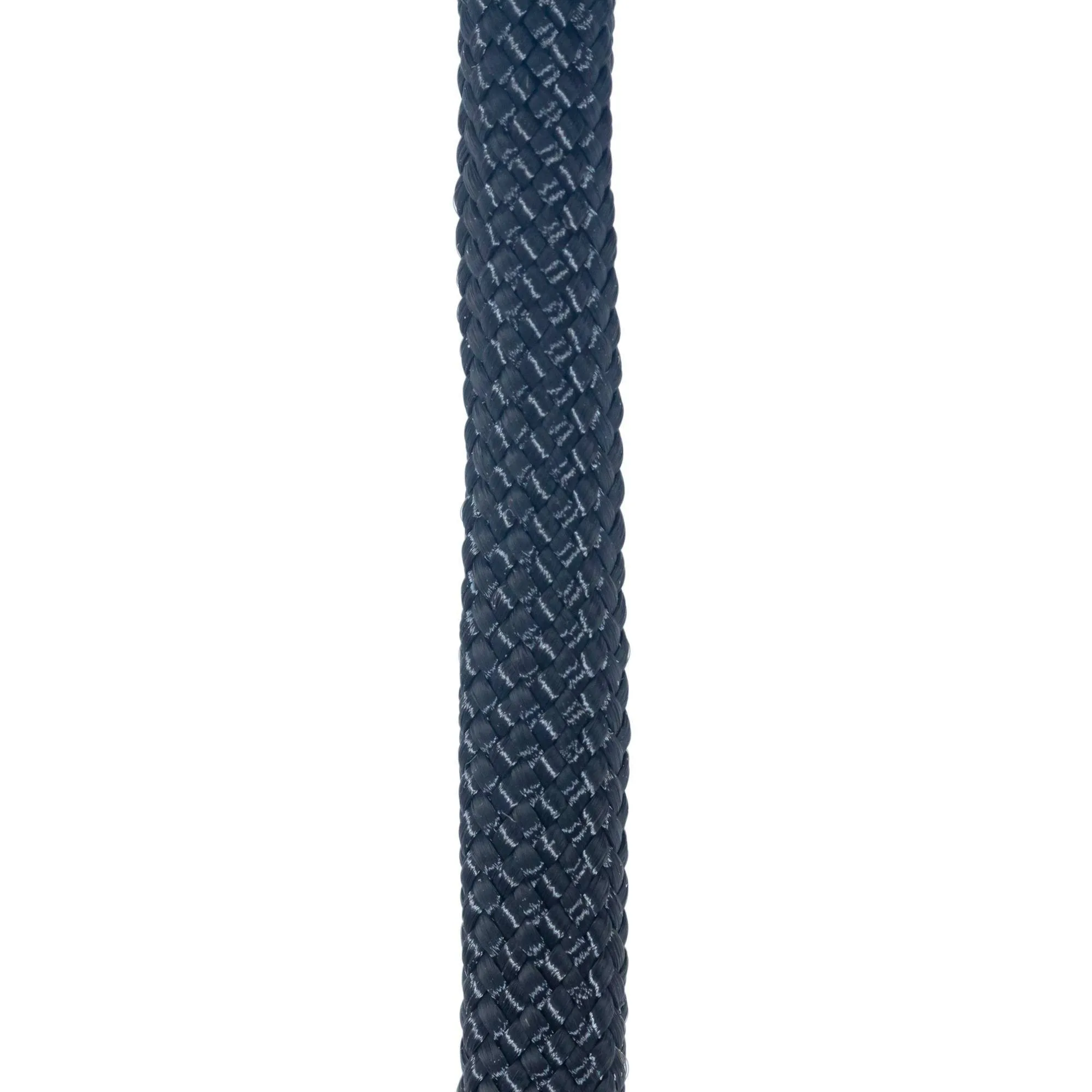 Black Polyester Diamond Braid Paracord, Durable Utility Rope For Camping, Crafting, Outdoor Gear And Repairs