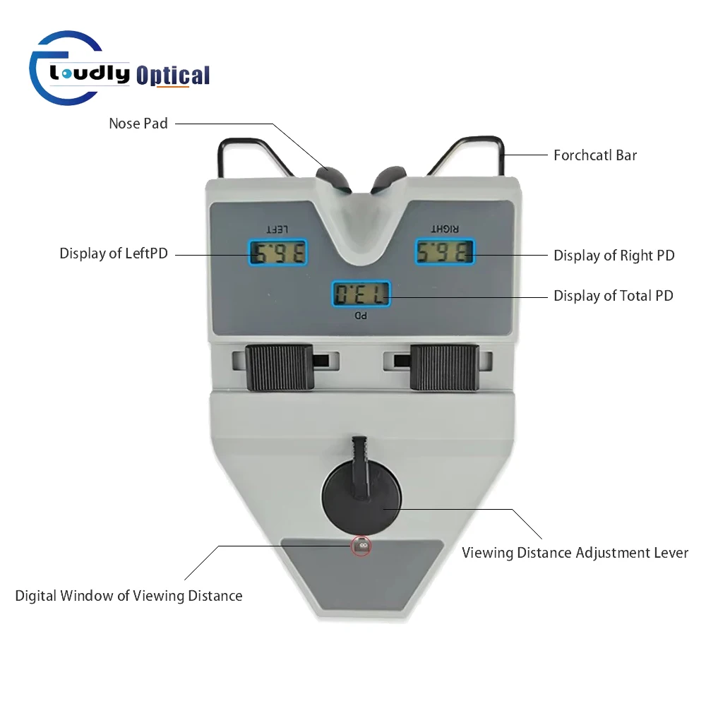 Optical Equipment Pupil Measure Digital Pupilometer PD Puilp Distance Meter PD-30