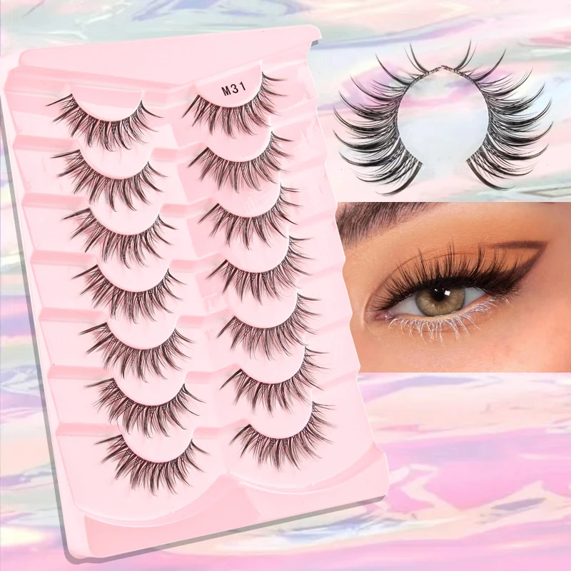 Upper Synthetic Hair Volume Lashes Natural Plastic Black Terrier Falese lashes extension extencion ciglia