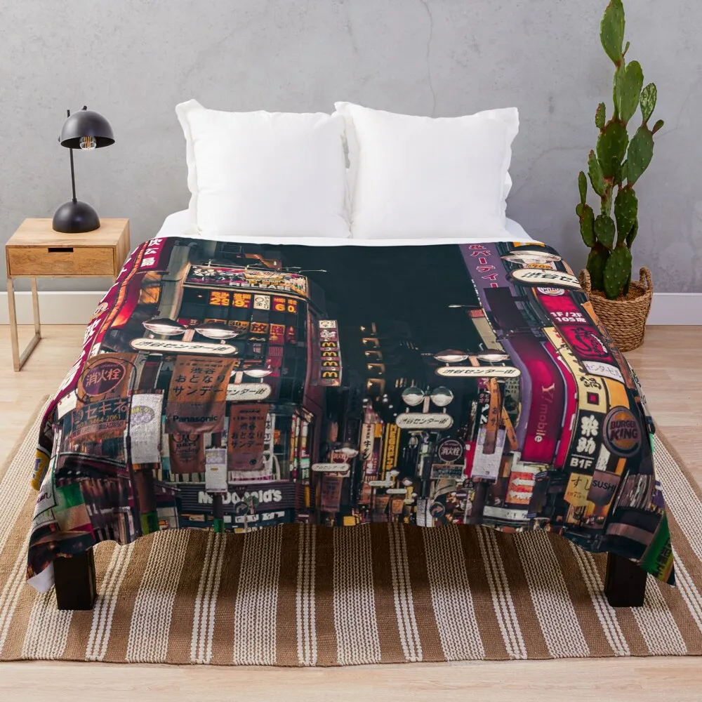 

Tokyo Throw Blanket Soft Plush Plaid Sofas for winter Blankets