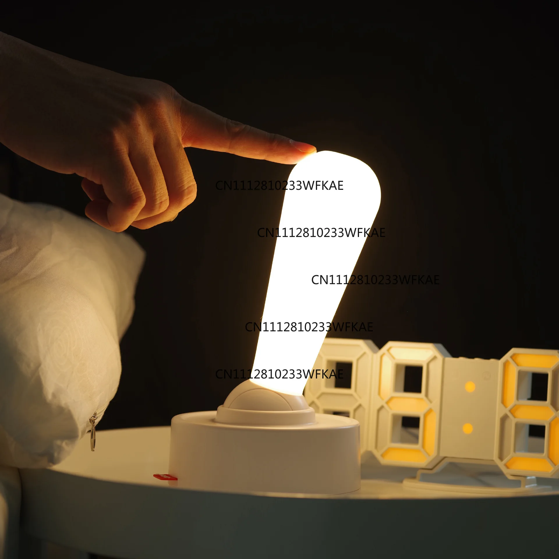 toggle rocker switch night light technology sense home bedside atmosphere light creative USB charging silicone light gift