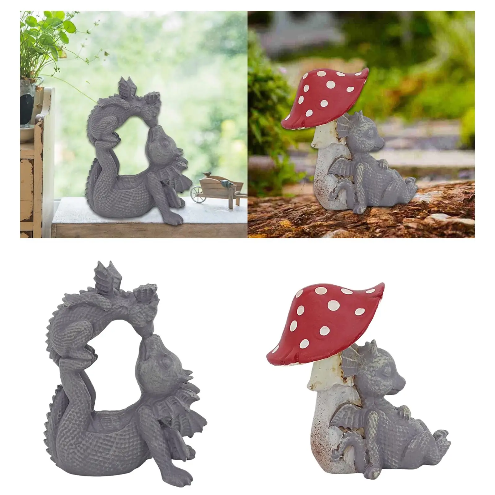 

Animal Statue Desktop Sculpture Miniature Landscape Crafts Funny Gift Creative