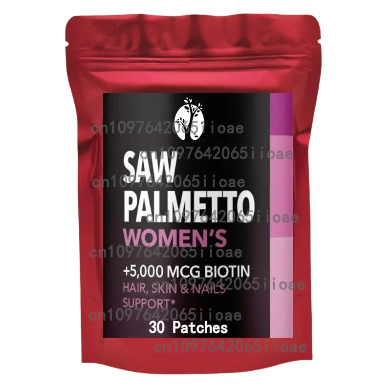 

Ladies Saw Palm Contains Biotin, Supporting Hair, Skin, and Nail Health -30 Patches