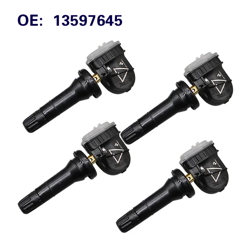 4PCS Samochodowy czujnik TPMS 13597645   Czujnik ciśnienia w oponach do Opel Astra K Insignia B Vauxhall Insignia 433MHz TPMS 13512347 , 13540603