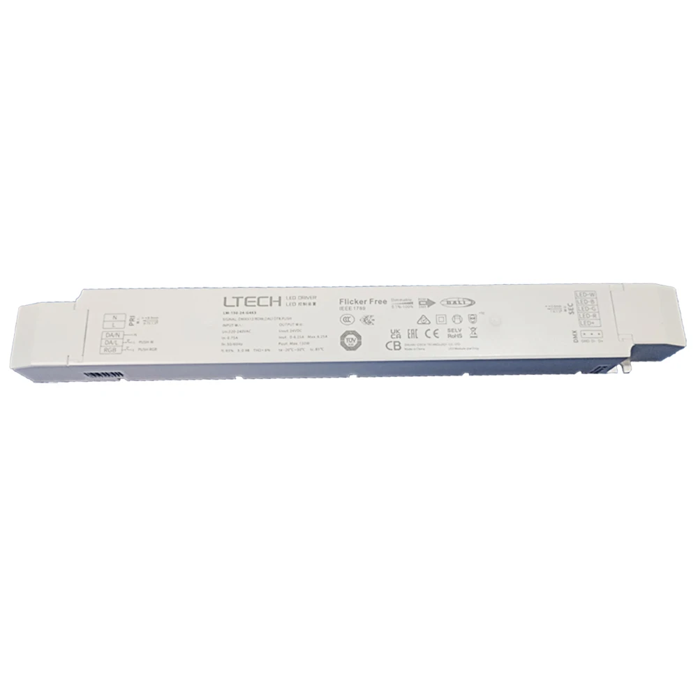 linear dali escurecimento transformacao de iluminacao led driver entrada push dim ajustavel branco rgbw 220240v 150w 24v dali dt8 dim ct cct cct cct 01