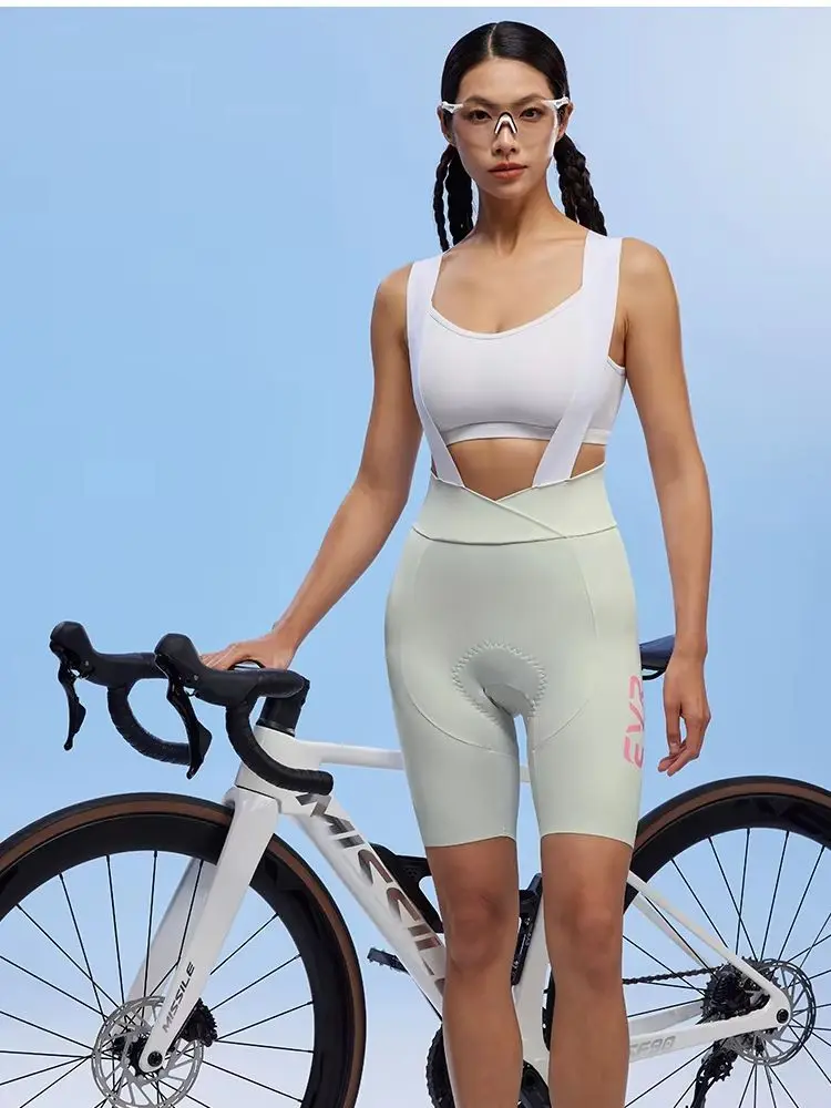 EVR Pro Damen-Radlerhose: Bequeme und atmungsaktive Double-Arrow-Hose mit Polsterung für Sommer-Radsport im Freien, V-Taille Shorts