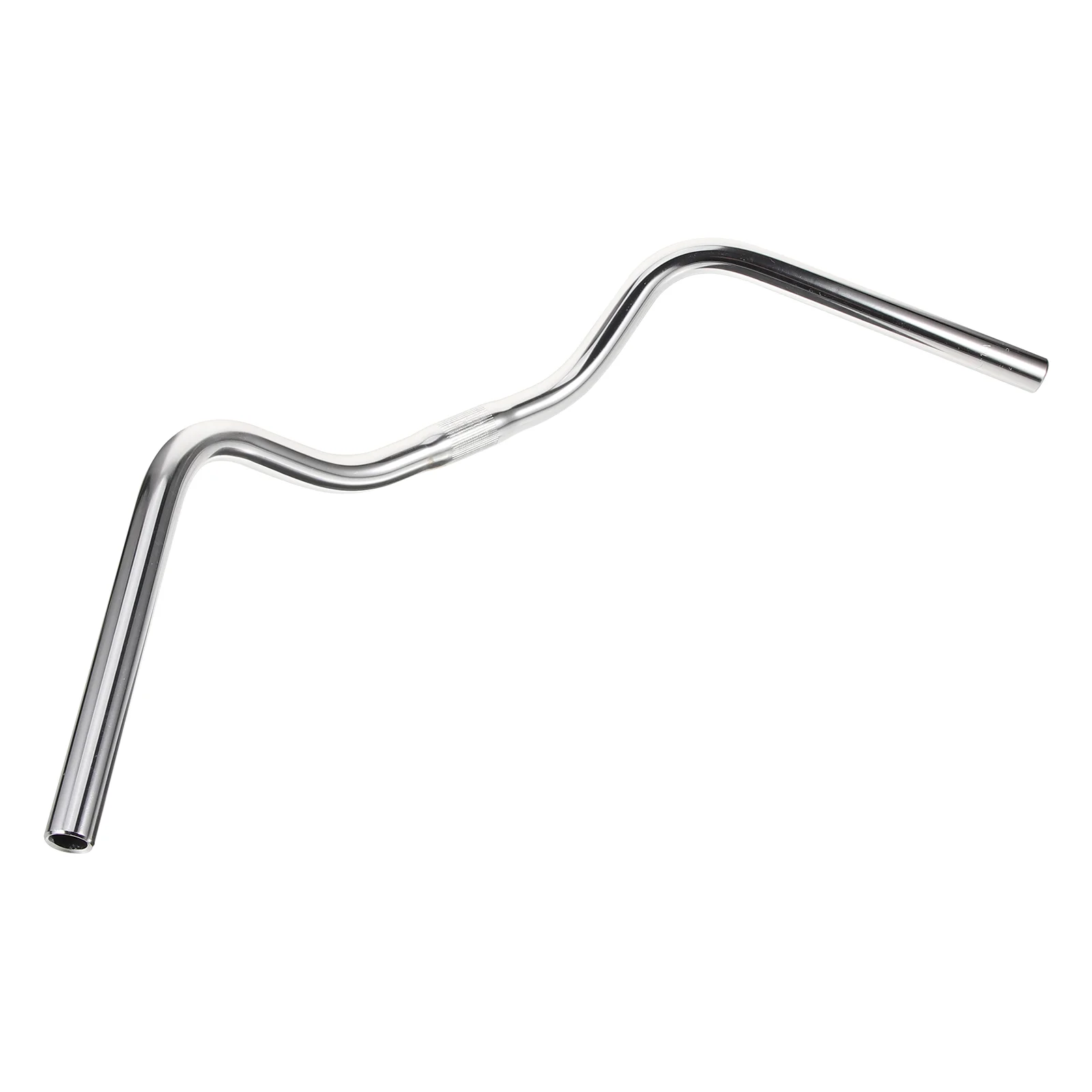 

Vintage U Shaped Bike Handlebar Silver Stainless Steel Cycling Handlebar Replacement Sturdy Anti Wear Lightweight Smooth