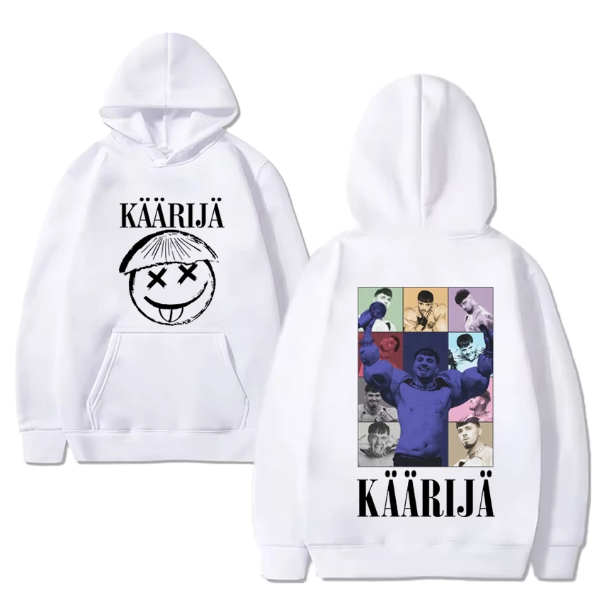 Käärijä singer The Eras Tour Double Sided print Hoodie Unisex Casual Fleece Long sleeve streetwear Men Women vintage Sweatshirt