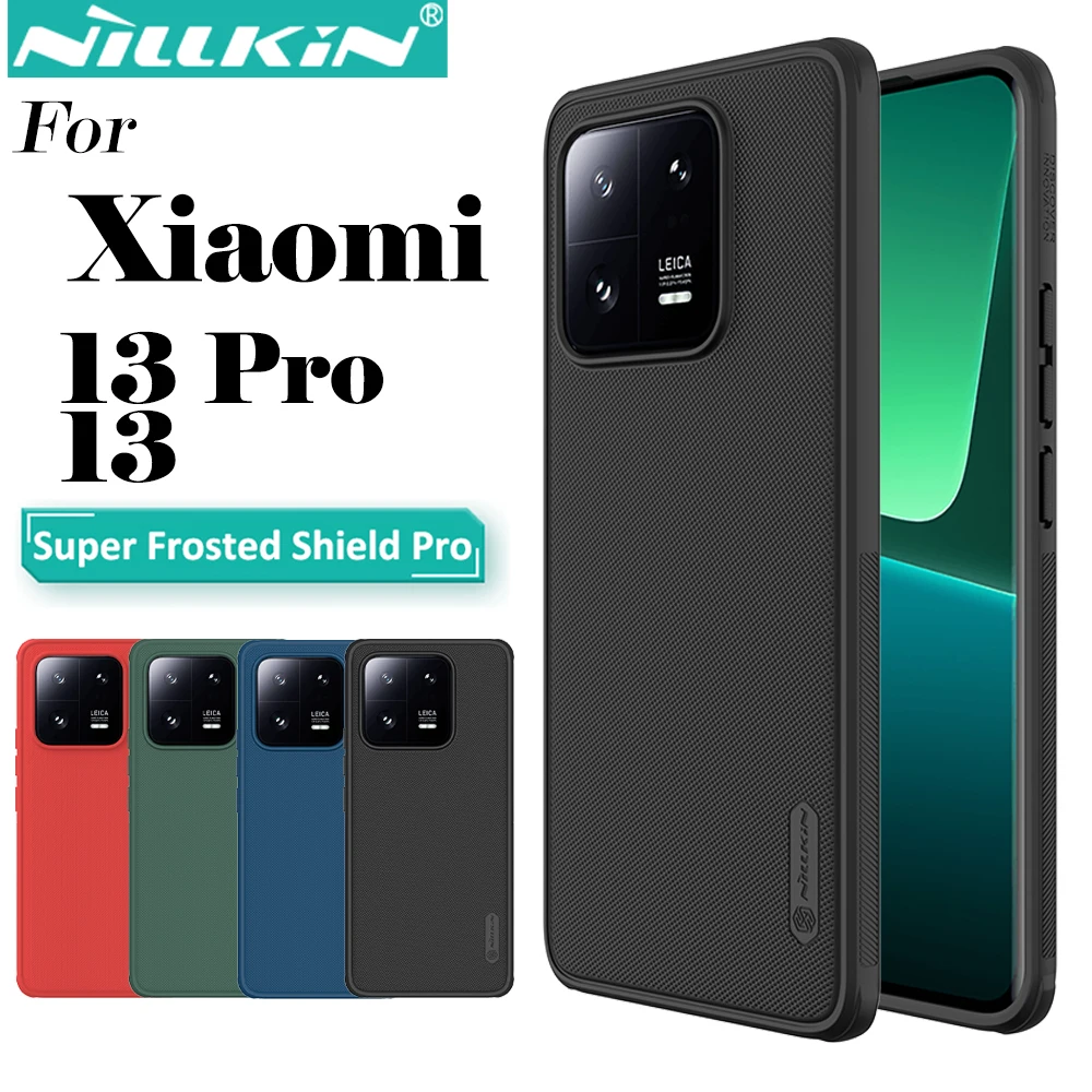 Чехол для телефона Nillkin для Xiaomi 13 Pro/13 Frosted Shield Pro, жесткий защитный чехол из ПК + ТПУ, задняя крышка