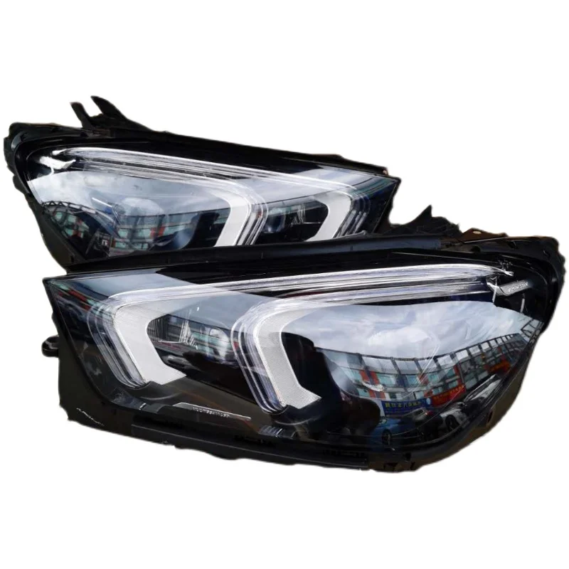 1pcs car bumper C292 GLE350 GLE400 GLE450 headlamp for Mercedes Benz W167 headlight AMG 2020~2023y LED for Benz W167 fog light