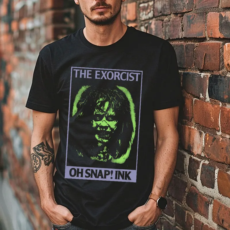 The Exorcist T-Shirt, Vintage Horror Movie Graphic Tee, Classic 70s Cult Film Print Tops , Gothic Halloween Unisex Shirt S-6XL