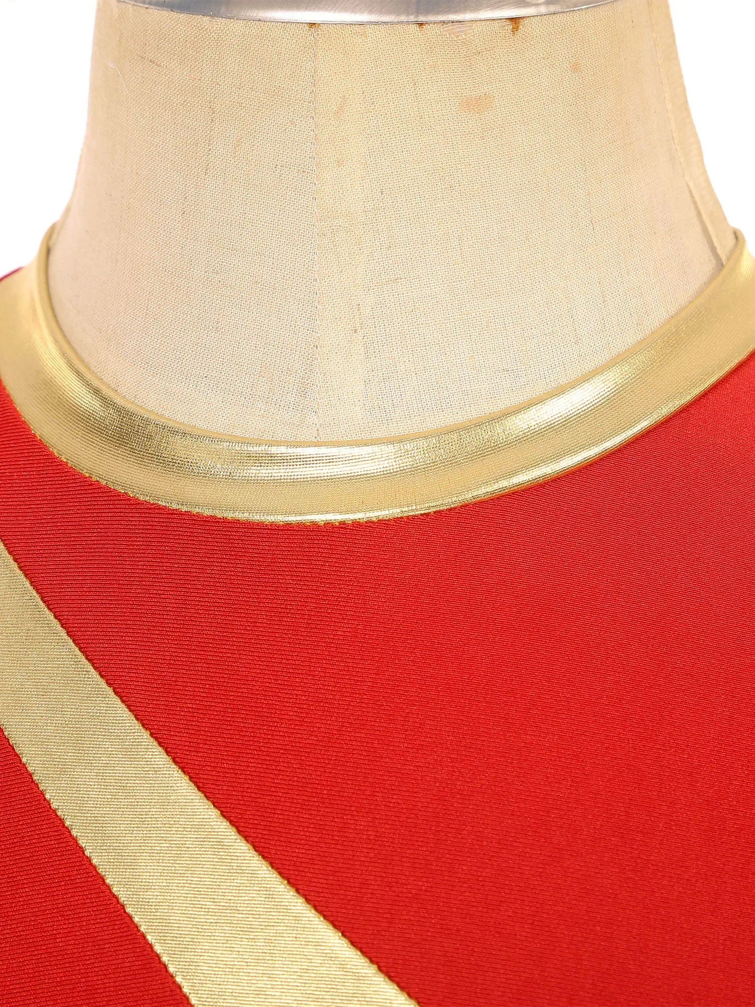 Womens Color Block Irregular Hem Modern Lyrical Dance Costume Dresses Sleeveless Invisible Zipper Back Dress Ballet Dancewear