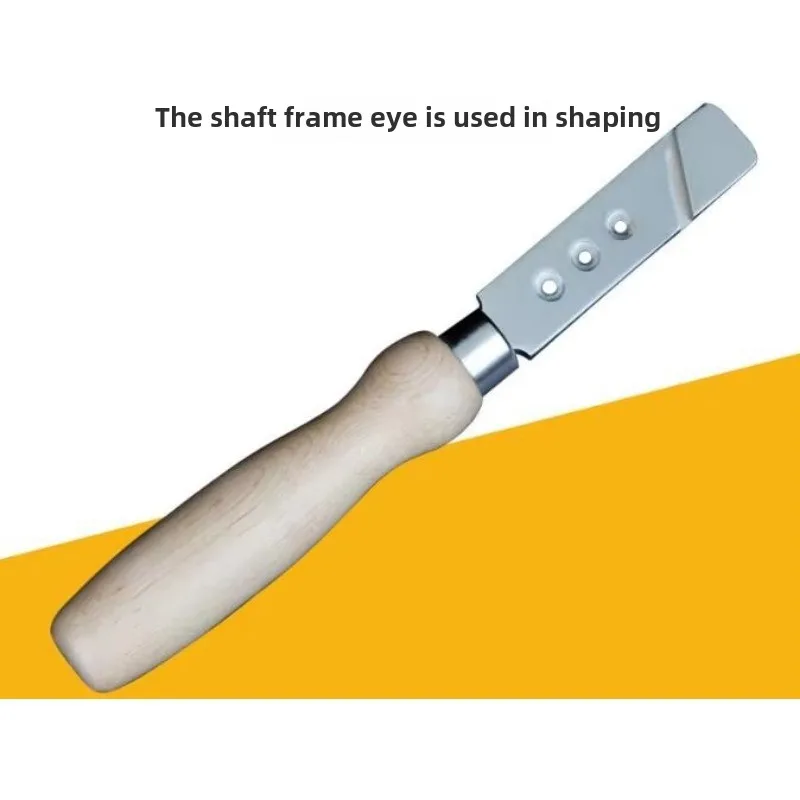 

Piano tuning repair tool, eye shaper, shaft holder, shaft eye, bend, shape, action machine refurbishment