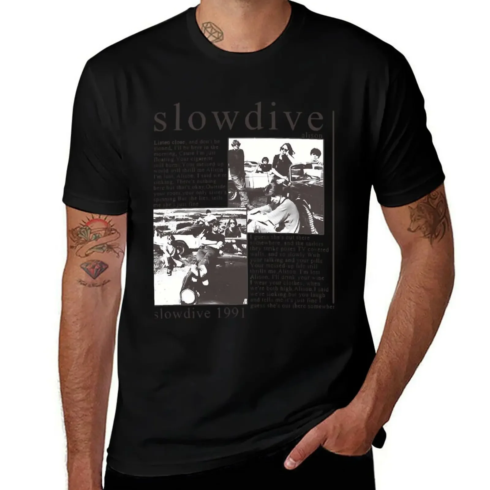 

slowdive 1991 T-Shirt custom shirt boys animal print valentines boutique clothes funny t shirts men