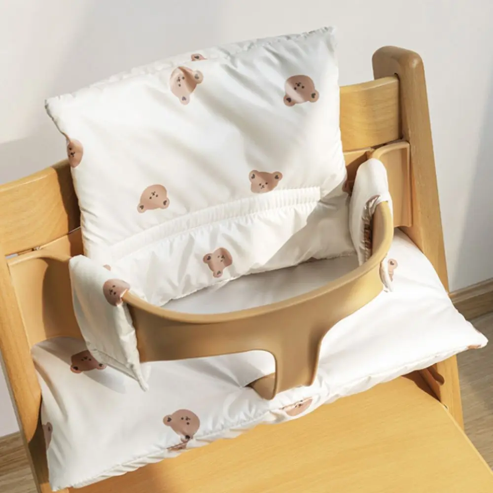 Bantal Kursi Makan Bayi Bantal Kursi Lembut Nyaman Bayi Anti-selip Pola Hewan Lucu Bantalan Pelapis Kursi Aksesori Kursi