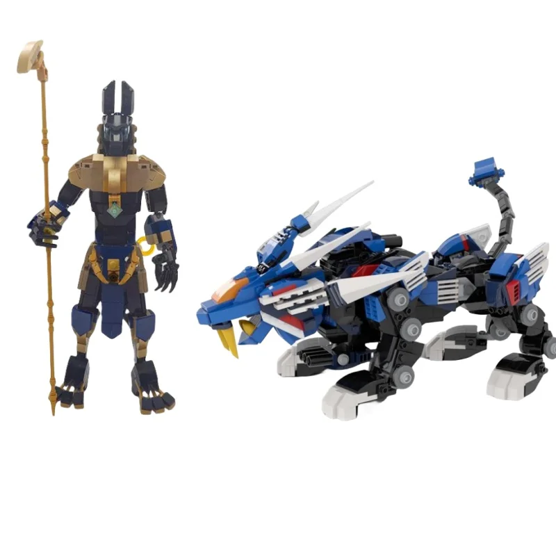 Anubis Egyptian Mythology Figures Bricks Model Soss Mechanical Beast For Zoids-Blade-Liger Building Blocks Mecha Tiger Bricks