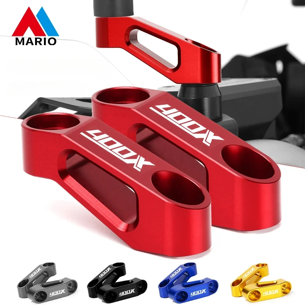 

Motorcycle CNC Aluminum Rearview Mirror Extension Mount Bracket Holder Accessories For Honda CB400X CB500X CB 400X 500X