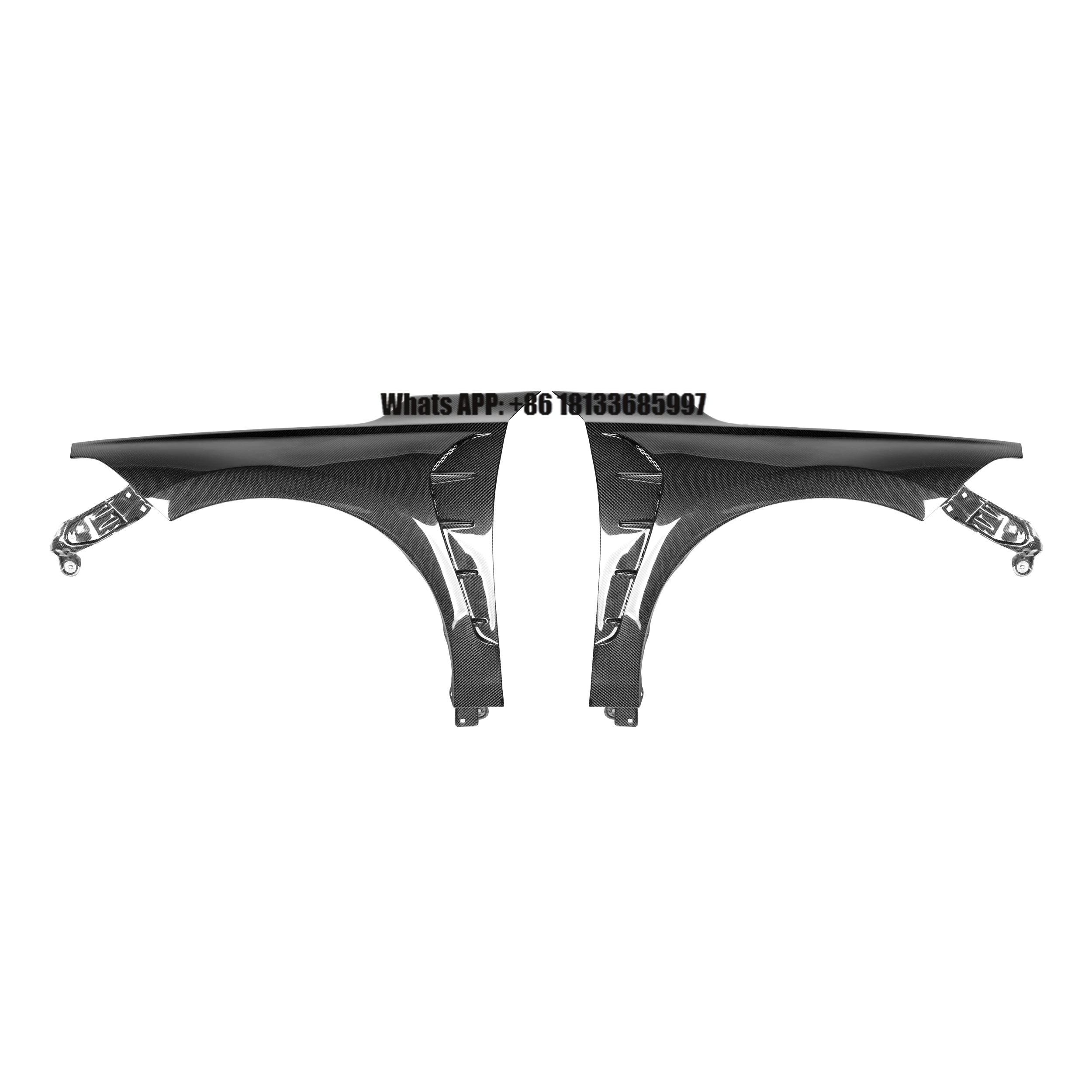 

Real Carbon Fiber Front Side Fender Trims V Style for Honda 11th Civic FL1 2021-2024 Civic Fender Trims