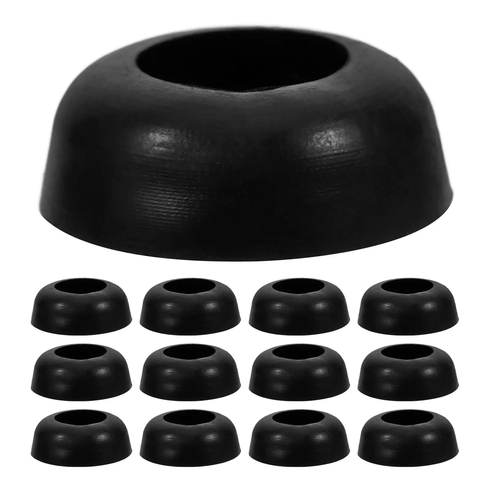 100Pcs Silicone Furniture Feet Pads Non-Slip Floor Protectors for Hardwood Tile Floors Chair Leg Caps Anti-Scratch Dampness