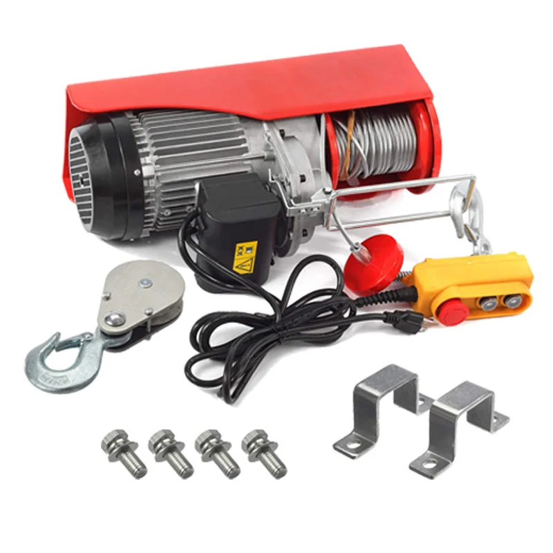 

Wired Control 600Kg Heavy Duty Electric Hoist 3M 6M Lift Height Crane Machine For Construction Warehouse Lifting