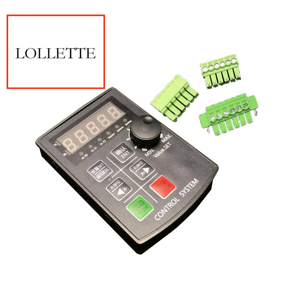 Motor Controller HF020 five-digit display positive and negative limit communication stepper/servo motor motion control module