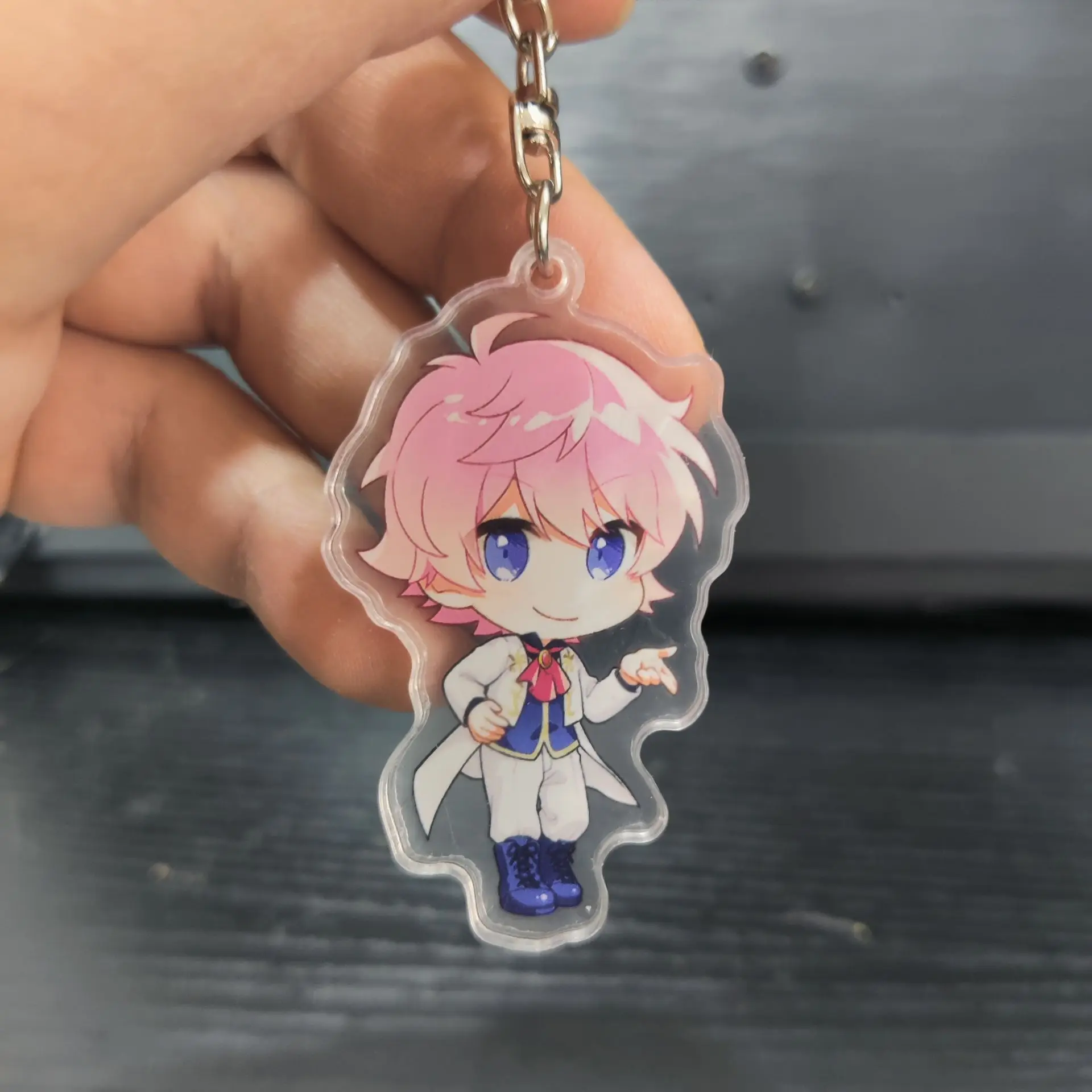 6CM Japan Anime Figures Strawberry Prince Here!We!GO! Cosplay Acrylic Keychains Fashion Pendant Decor Toy Fans Collection Gift