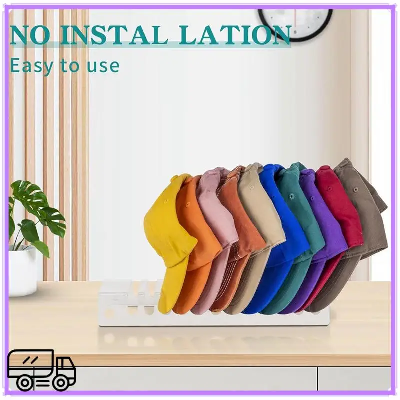 

Высококачественная стойка для бейсбольной кепки, прочный прозрачный акриловый держатель для шляп для домашнего шкафа, органайзер для хранения шляп, легкая подставка для шляп