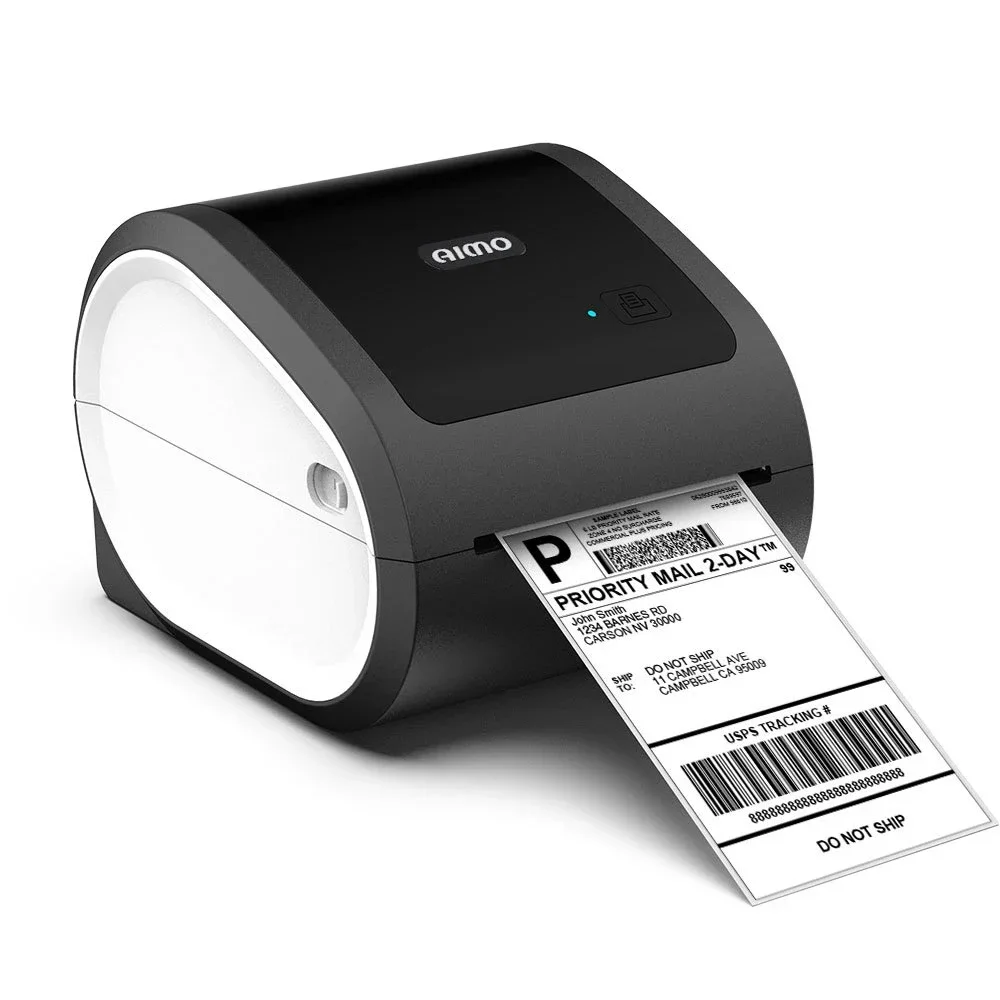 AIMO D520 desktop label thermal printer bluetooth no ink printer for shipping address label mailing postage