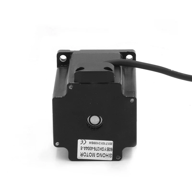 Siheng Factory 60BYGH Nema 24 2 fases 60mm Motor de passo 2A 1.5N.M Torque híbrido para máquina de gravação industrial