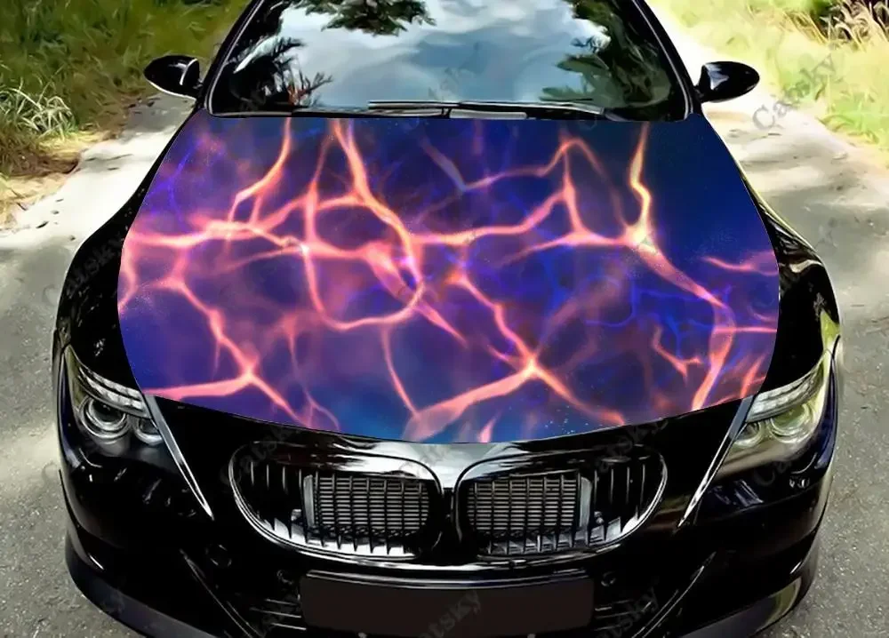 

Abstract - Light Car Hood Vinyl Stickers Wrap Vinyl Film Engine Cover Decals Sticker Universal Car Hood Protective Film