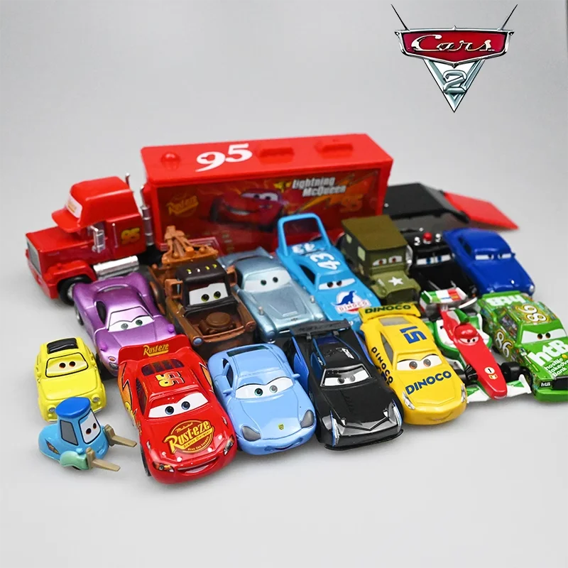 

Автомобили Disney Pixar Cars Lightning McQueen Mater Jackson Storm The King Mater 1:55 Игрушечная модель автомобиля из металлического сплава Игрушки Подарки для детей