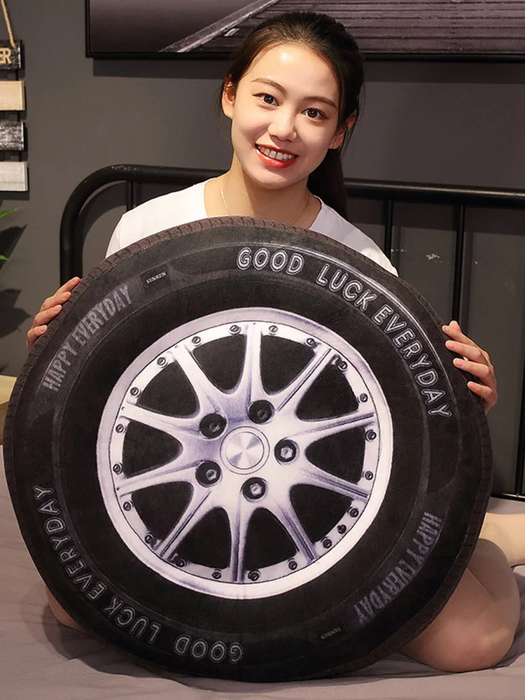 

Креативные игрушки-колеса для автомобиля, реалистичные куклы-колеса, декоративные украшения, тканевые художественные игрушки для детей старше 6 лет