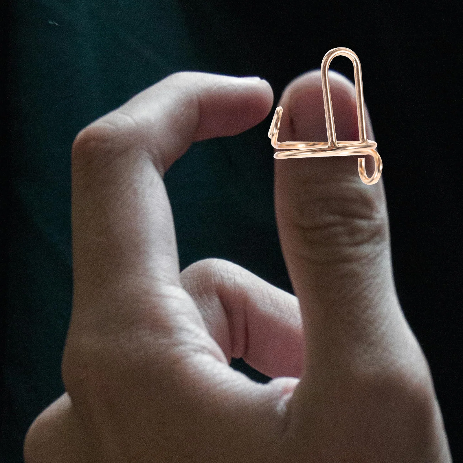 10 pièces anneaux à ongles réglables creux réutilisable femmes anneau détachable Nail Art manucure outils bagues femmes anneau réglable