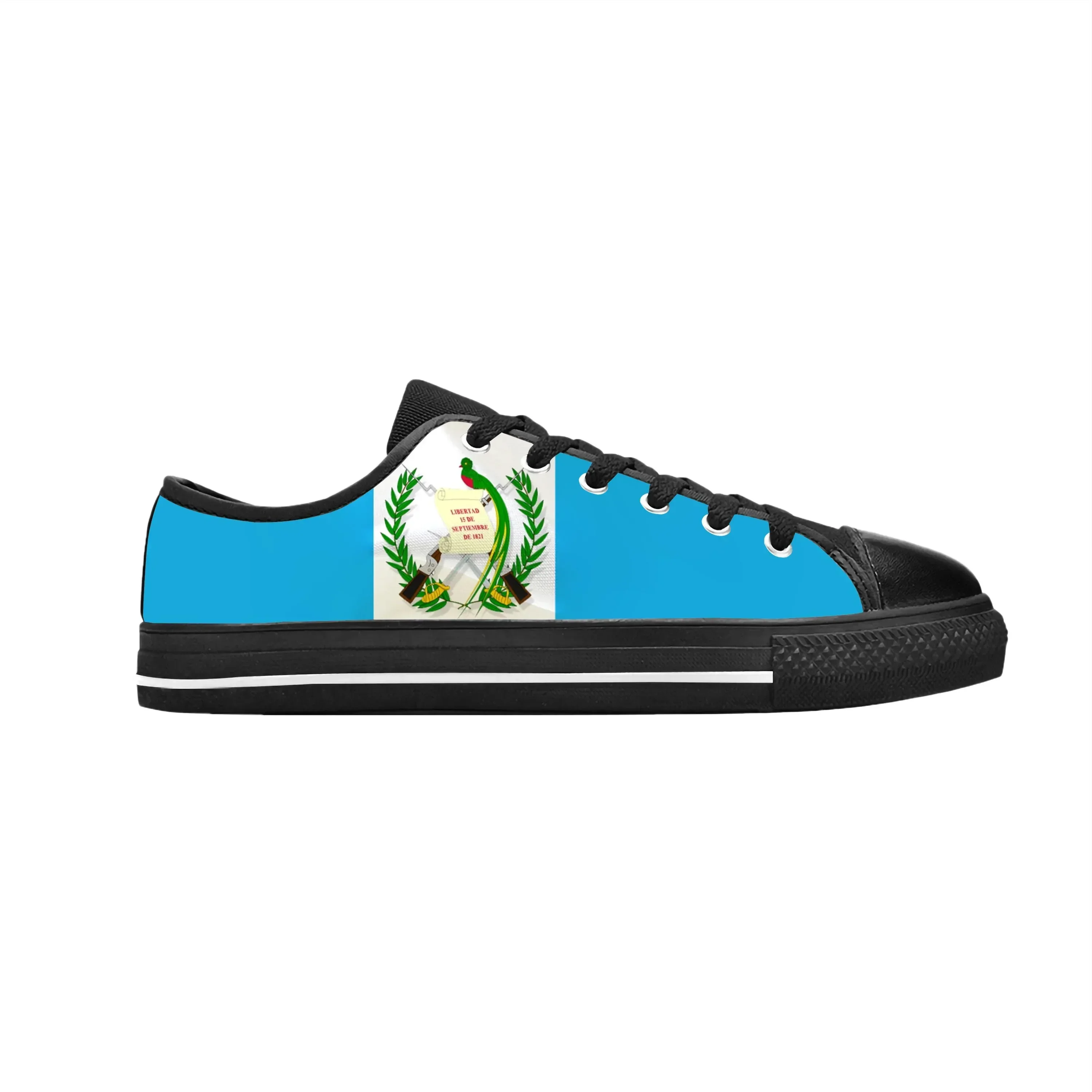 

Guatemala Guatemalan Flag Patriotic Pride Fashion Casual Cloth Shoes Low Top Comfortable Breathable 3D Print Men Women Sneakers