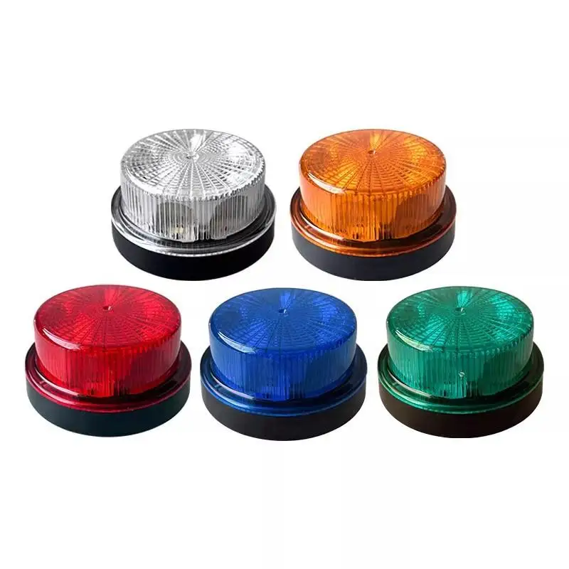 12V 24V LED Rotating Strobe Emergency Warning Light Super Bright Flash Lamp for Car Truck Maintenance Scene