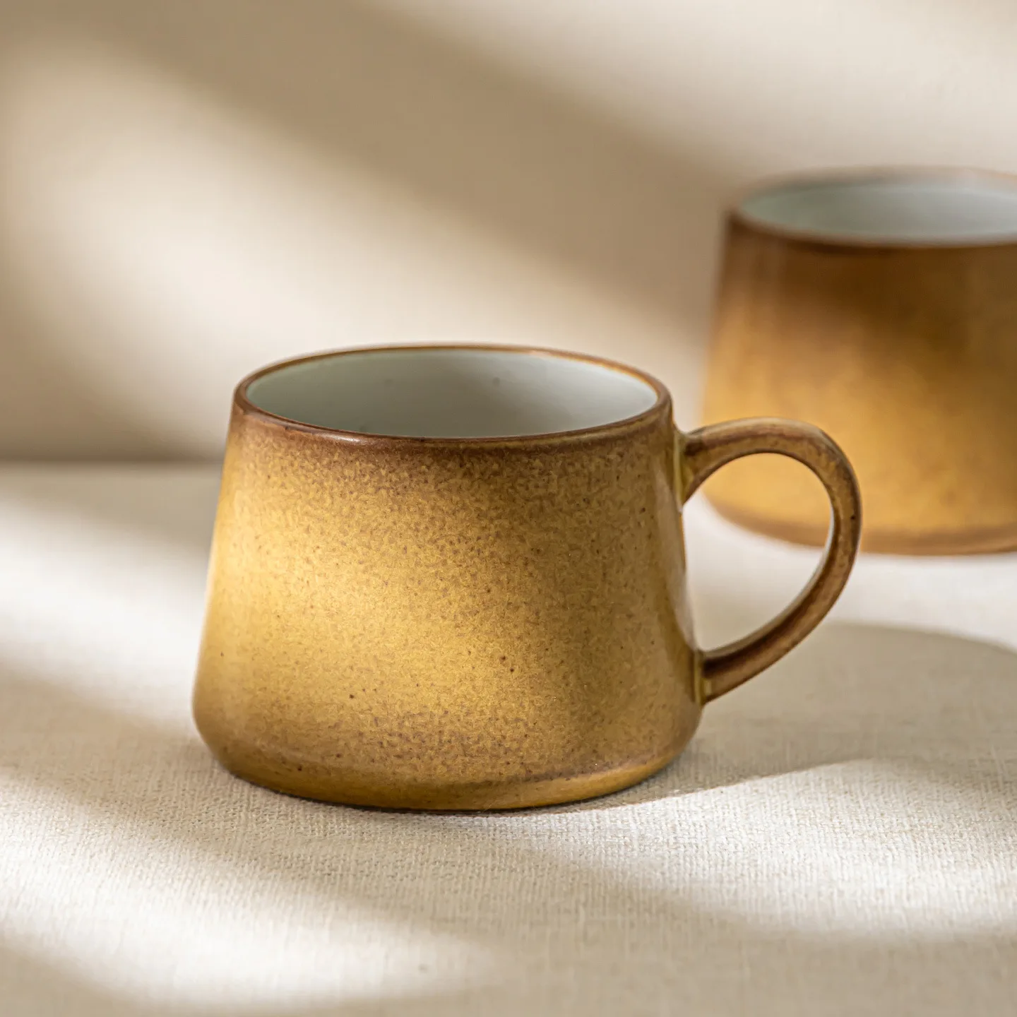 

Керамическая кружка в японском стиле, большая кофейная чашка для домашнего офиса, завтрака, винтажный дизайн