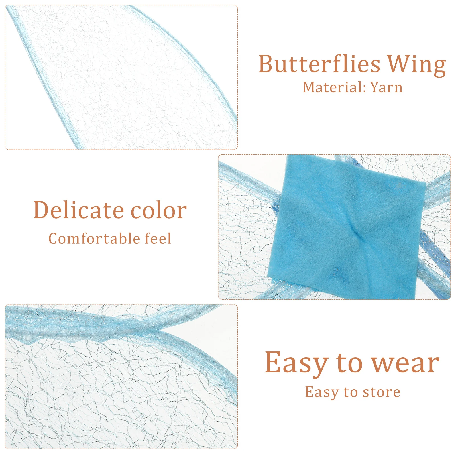 Accessoires ailes de papillon, aile de fée pour Costume de Cosplay, accessoire pour adultes, femmes et enfants, robe fantaisie de fête d'halloween et de carnaval