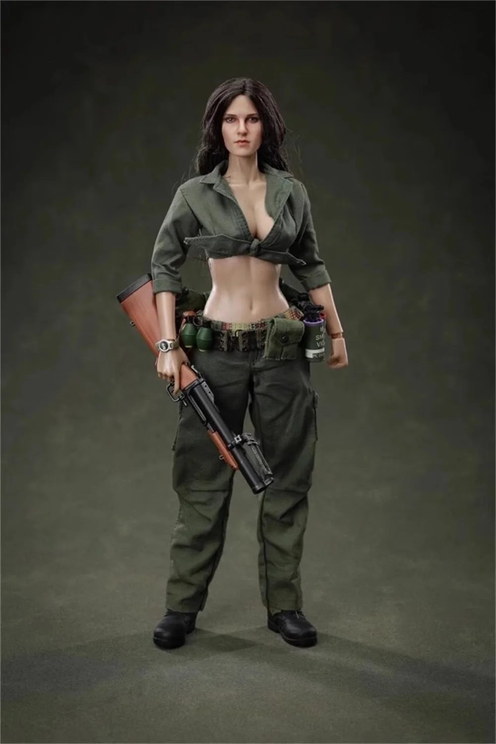 In Voorraad 1/6e Vrouwelijke Soldaat Vietnamoorlog Volledige Set Beweegbare Action Figure Speelgoed Model Cadeau Voor Fans Verzamelen