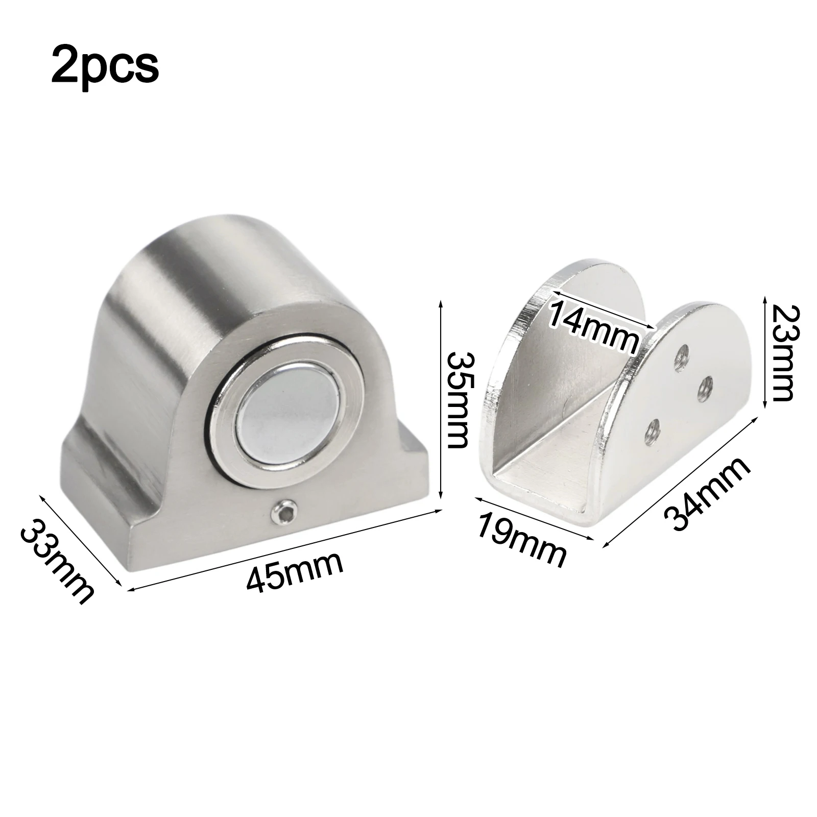 Convenient Solution Glass Door Holder Easy To Use Fixed Installation Floor-mounted Installation High-quality Zinc Alloy