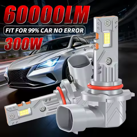 Altra Bright H4 H7 H1 H11 H8 9005 9006 LED Headlight Bulbs 60000LM 6000K White Big Power Canbus No Error 1:1 Size Car Light