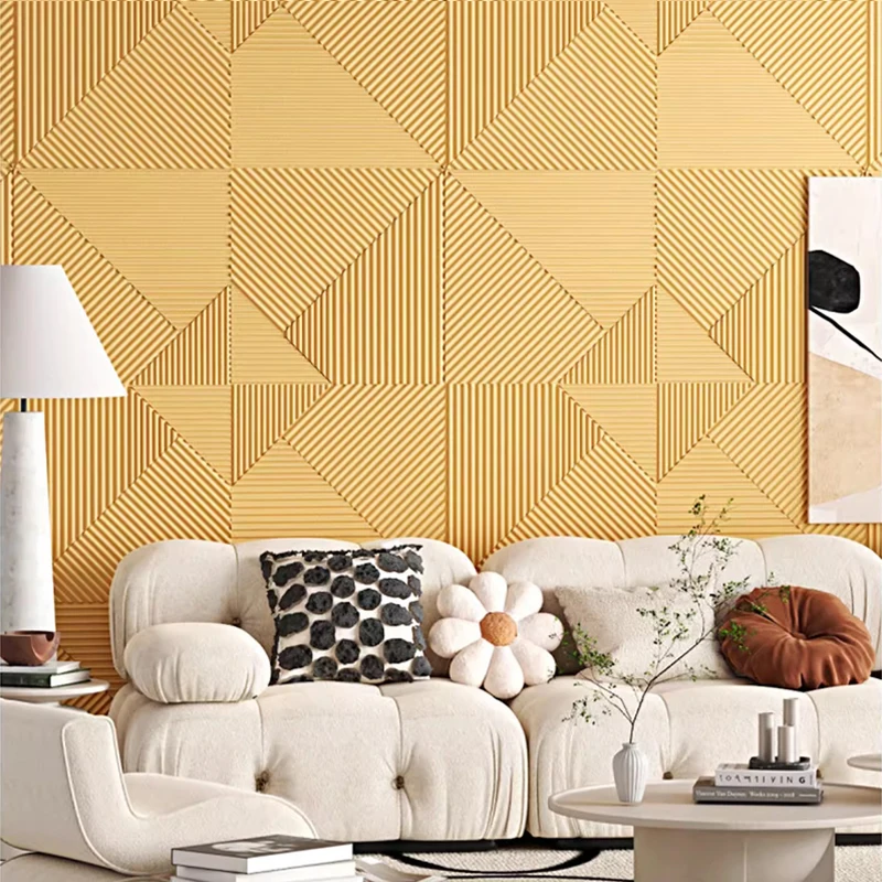 12pcs 50cm Decorative 3D Wall Panel Diamond Stone Brick 90s Living Room TV Background wallpaper 3D wall sticker bathroom kitchen
