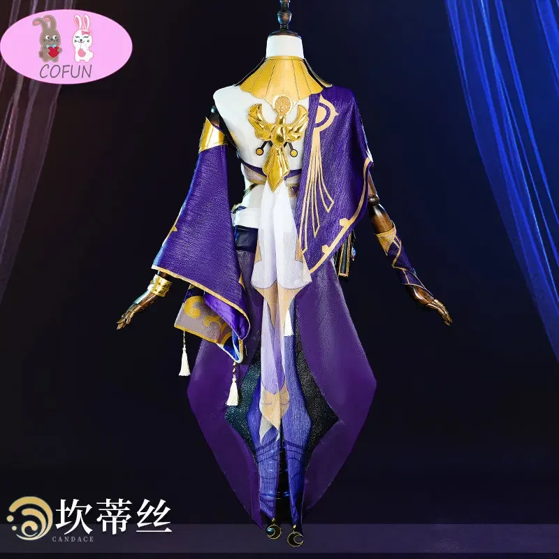 Genshin Impact Candace Cosplay Costume Game Suit Uniform Dress Full Set Halloween Carnival Party Outfit New