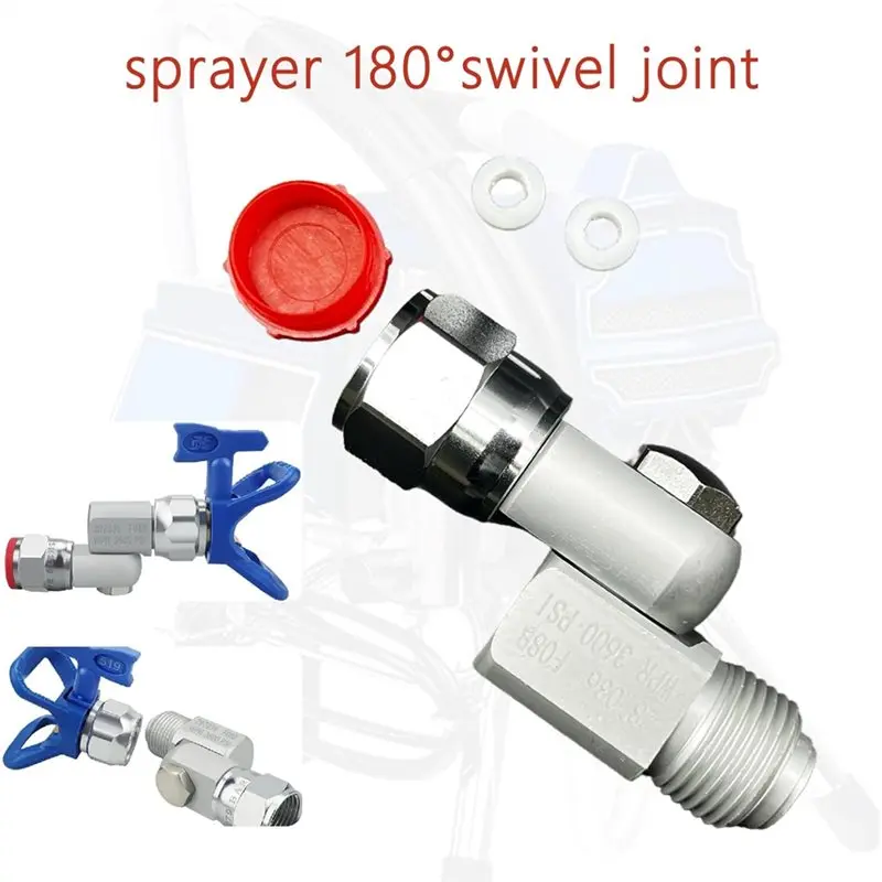 ABGH-交換用スイベルジョイント 2個パック 235486用、7/8インチネジ 180 °   噴霧器および延長キットの回転