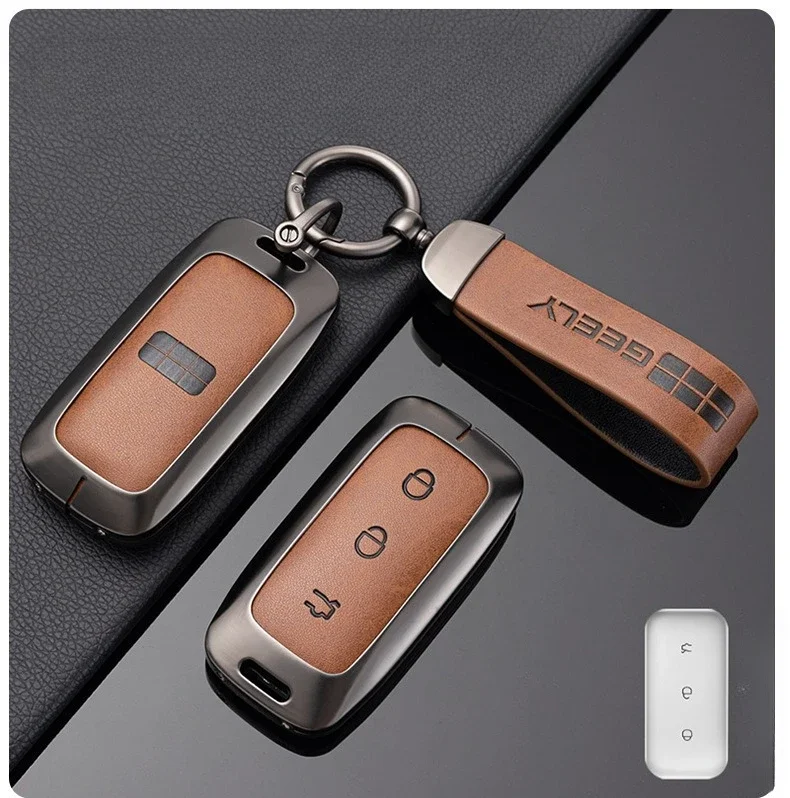 For GEELY EX5 EM-i 2025 2026 Car Key Case Compatible With Geely EX5\ STARRAY EM-i Modified Key Fob Case Protector Auto Key Cover