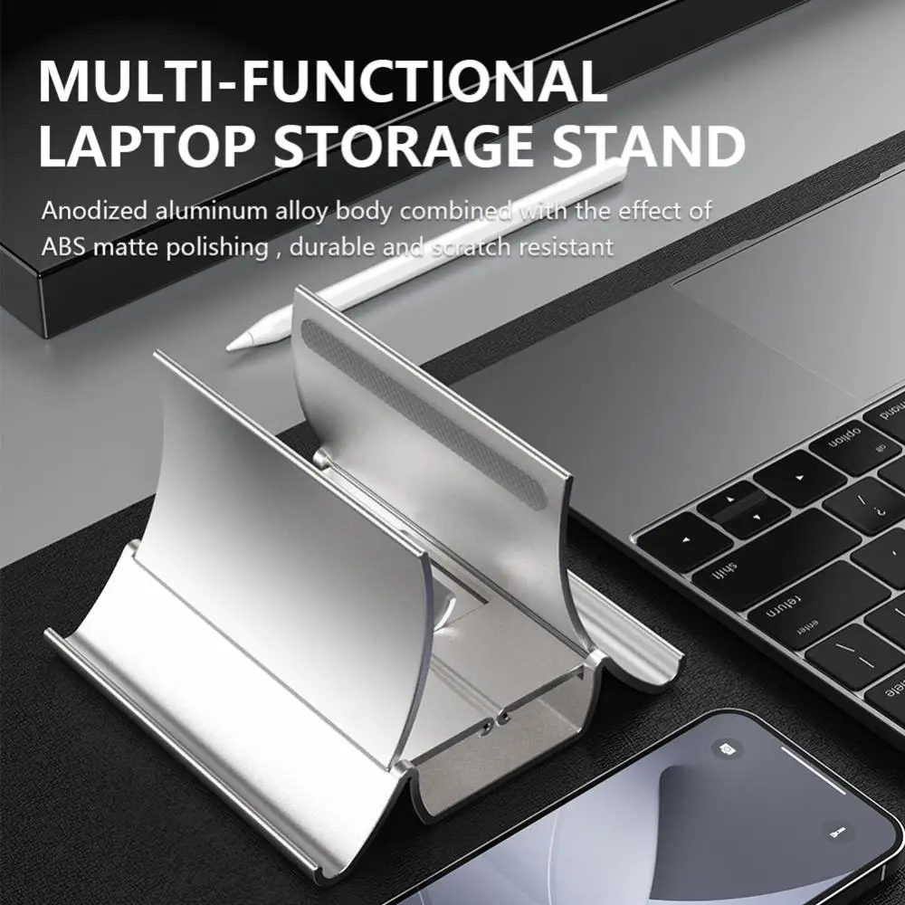 Non-slip Multi-function Gravity Tablet Bracket Home Office Notebook Universal Vertical Space Saving Storage Holder Mobile Phone