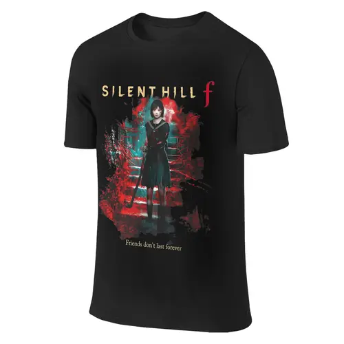 Imagen 2 del producto Silent Hill F juego de terror 2025 hombres mujeres camiseta juego amante traje Vintage camisetas Camiseta algodón ropa clásica